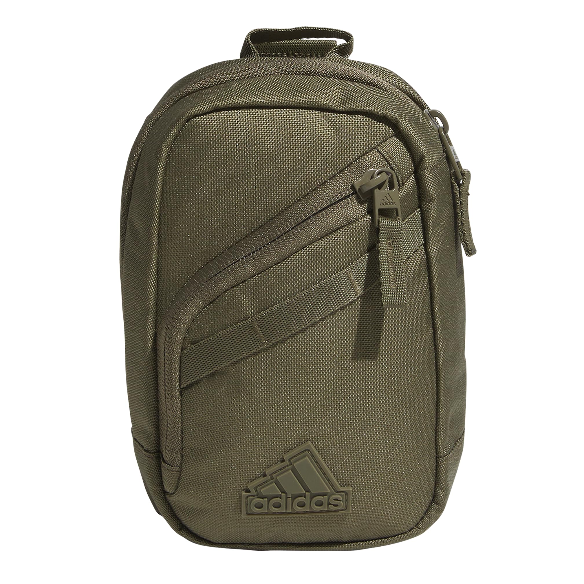 Adidas Prime Mini Sling Crossbody Bag for Festivals and Travel, Small Size, Olive Strata Green, OSFA